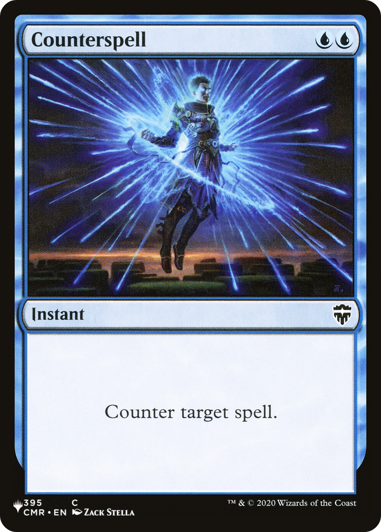 Counterspell (CMR) (LIST-395) [Mystery Booster] The List MTG Single Wizards of the Coast