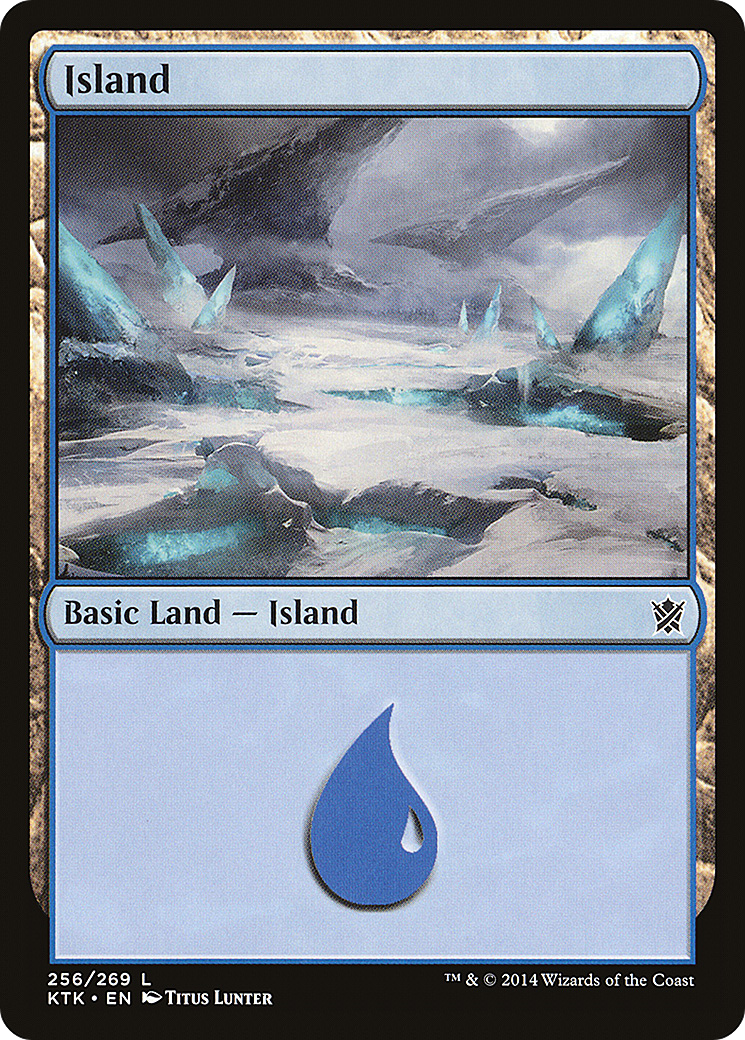 Island (KTK-256) [Khans of Tarkir] MTG Single Wizards of the Coast