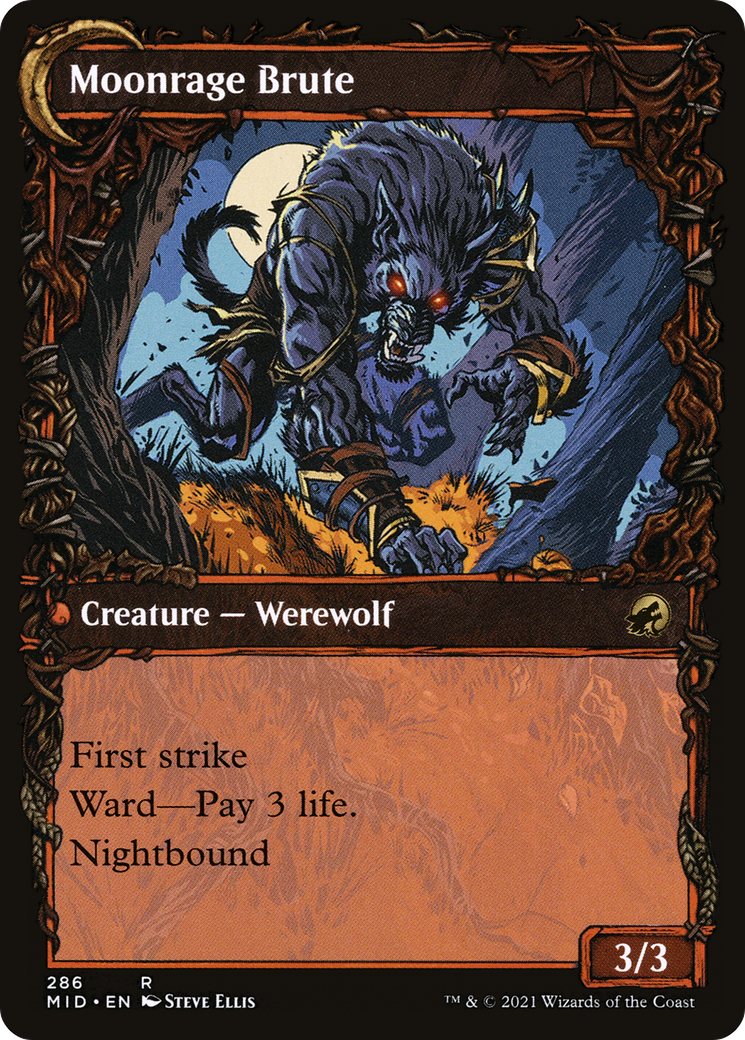 Brutal Cathar (MID-286) [Innistrad: Midnight Hunt] (Showcase) Foil MTG Single Wizards of the Coast