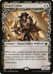 Brutal Cathar (MID-286) [Innistrad: Midnight Hunt] (Showcase) MTG Single Wizards of the Coast