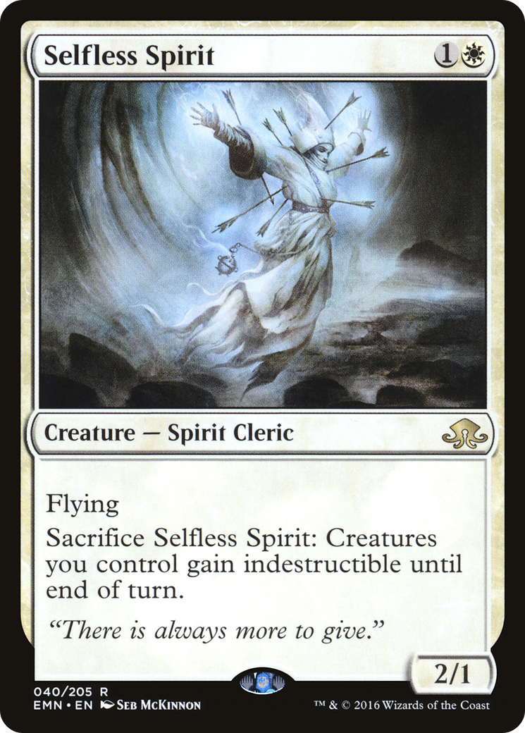 Selfless Spirit (EMN-040) [Eldritch Moon] MTG Single Wizards of the Coast