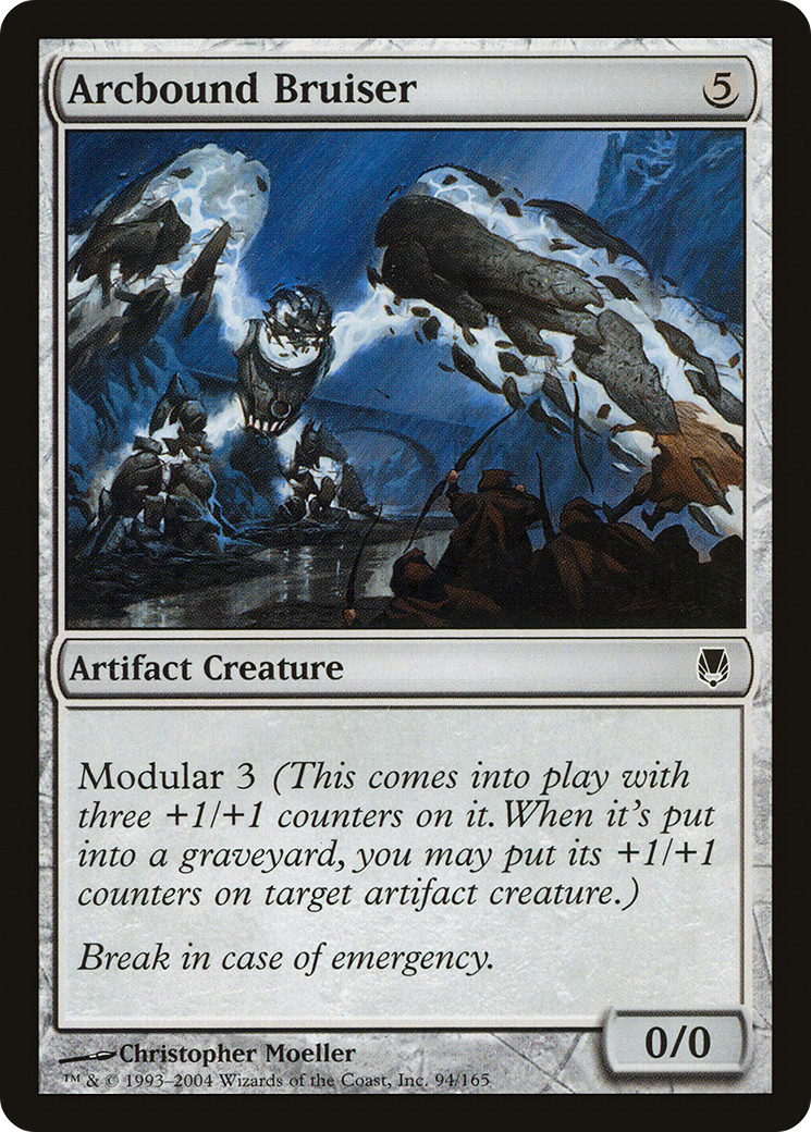 Arcbound Bruiser (DST-094) [Darksteel] Foil MTG Single Wizards of the Coast
