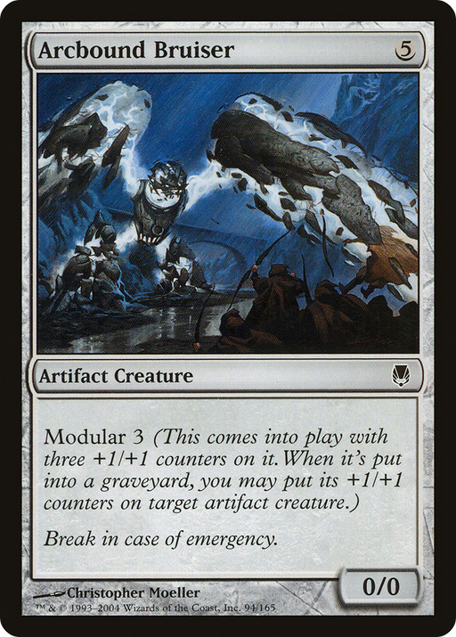 Arcbound Bruiser (DST-094) [Darksteel] Foil MTG Single Wizards of the Coast