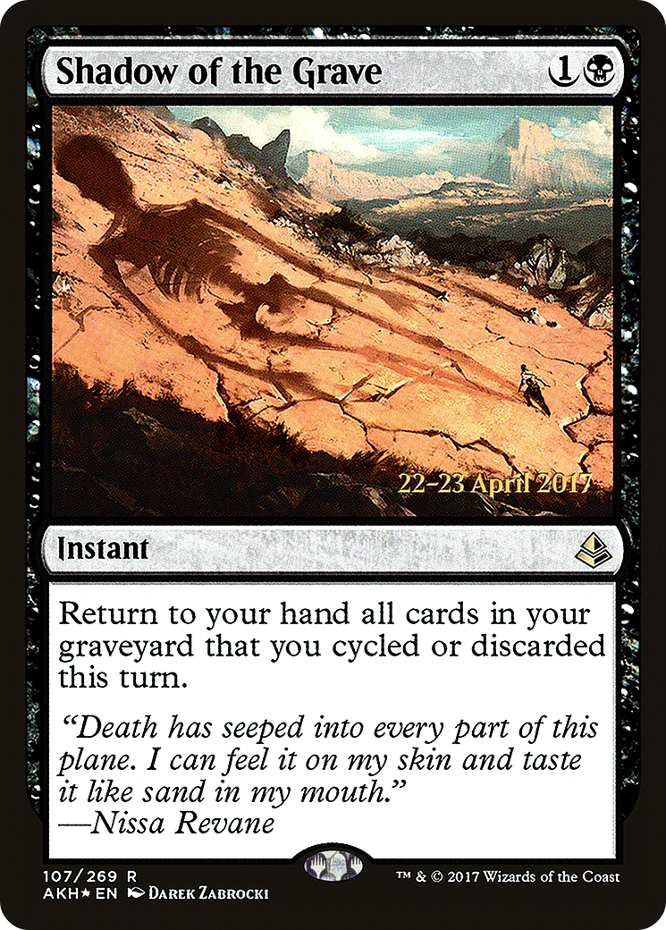 Shadow of the Grave (PRE-107) [Amonkhet Promos] Foil MTG Single Wizards of the Coast