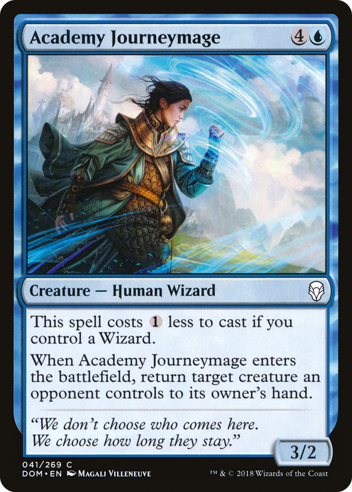 Academy Journeymage (DOM-041) [Dominaria] Foil MTG Single Wizards of the Coast