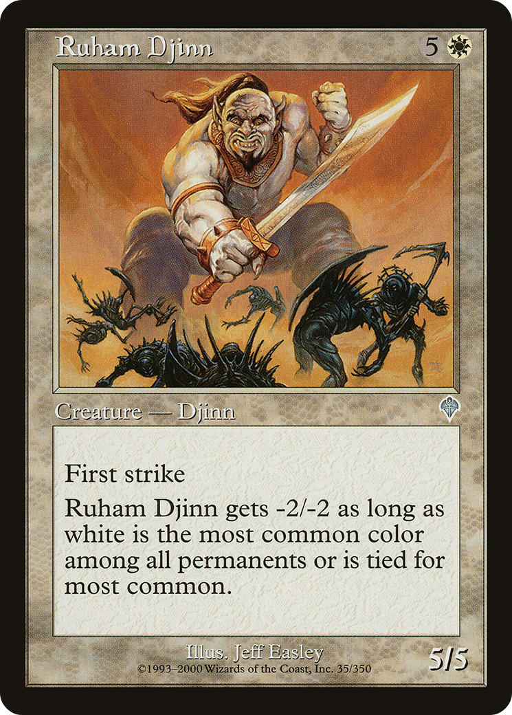 Ruham Djinn (INV-035) [Invasion] MTG Single Wizards of the Coast