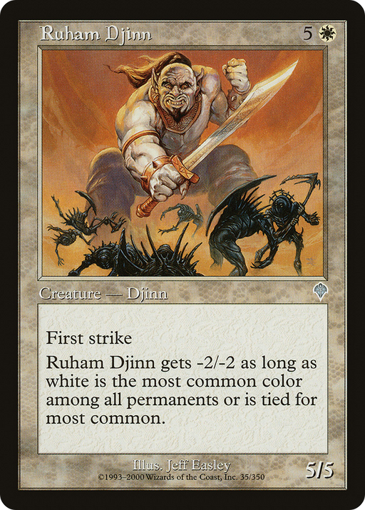 Ruham Djinn (INV-035) [Invasion] MTG Single Wizards of the Coast