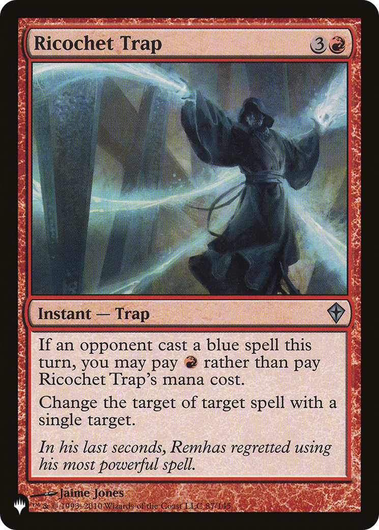 Ricochet Trap (LIST-WWK-87) [Mystery Booster] The List MTG Single Wizards of the Coast