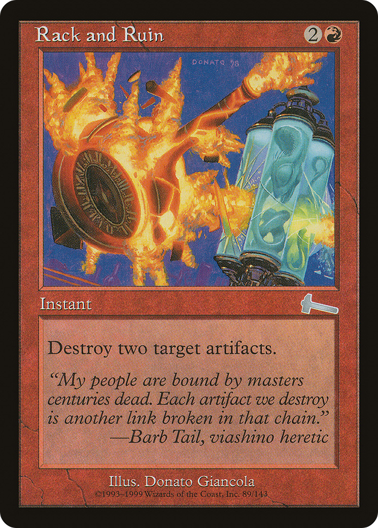 Rack and Ruin (ULG-089) [Urza's Legacy] Foil MTG Single Wizards of the Coast
