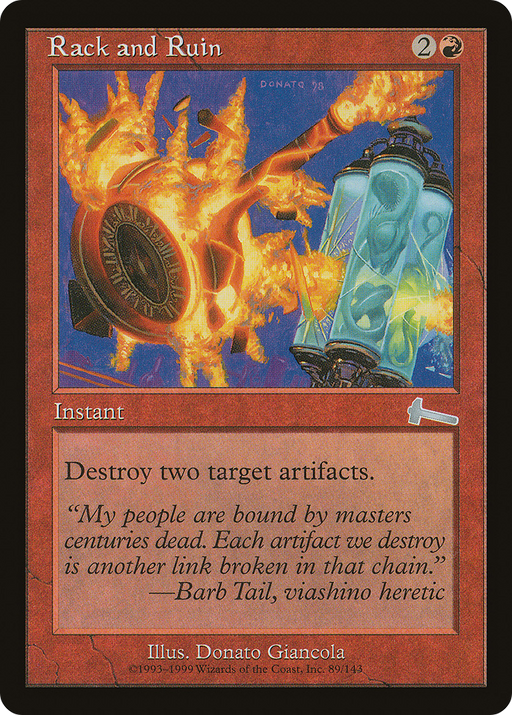 Rack and Ruin (ULG-089) [Urza's Legacy] Foil MTG Single Wizards of the Coast