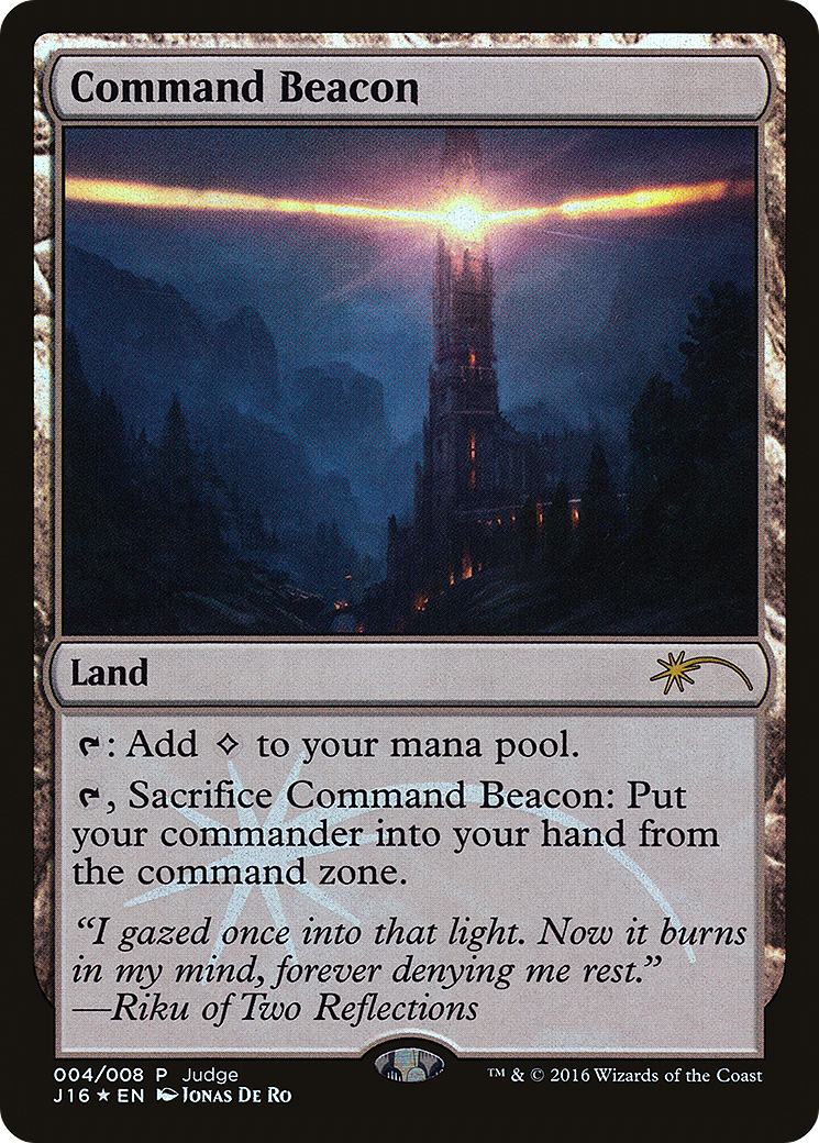Command Beacon (JDG-004) [Misc] Judge Gift Cards 2016 Foil MTG Single Wizards of the Coast