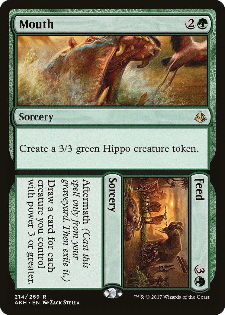 Mouth // Feed (AKH-214) [Amonkhet] MTG Single Wizards of the Coast