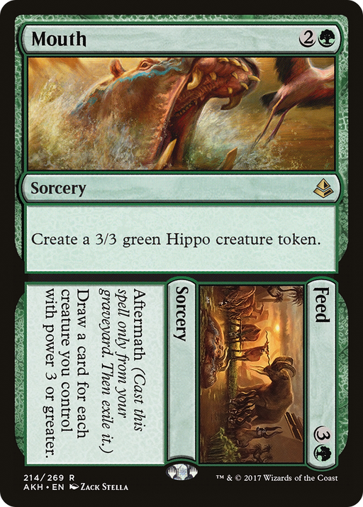 Mouth // Feed (AKH-214) [Amonkhet] MTG Single Wizards of the Coast