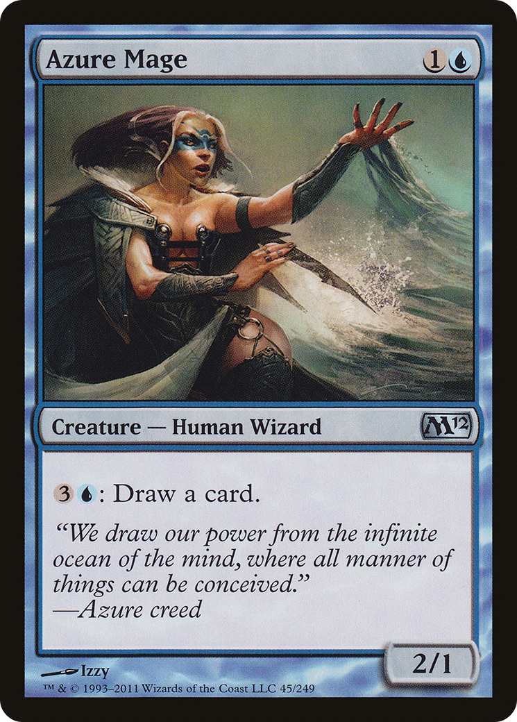 Azure Mage (M12-045) [Magic 2012] MTG Single Wizards of the Coast