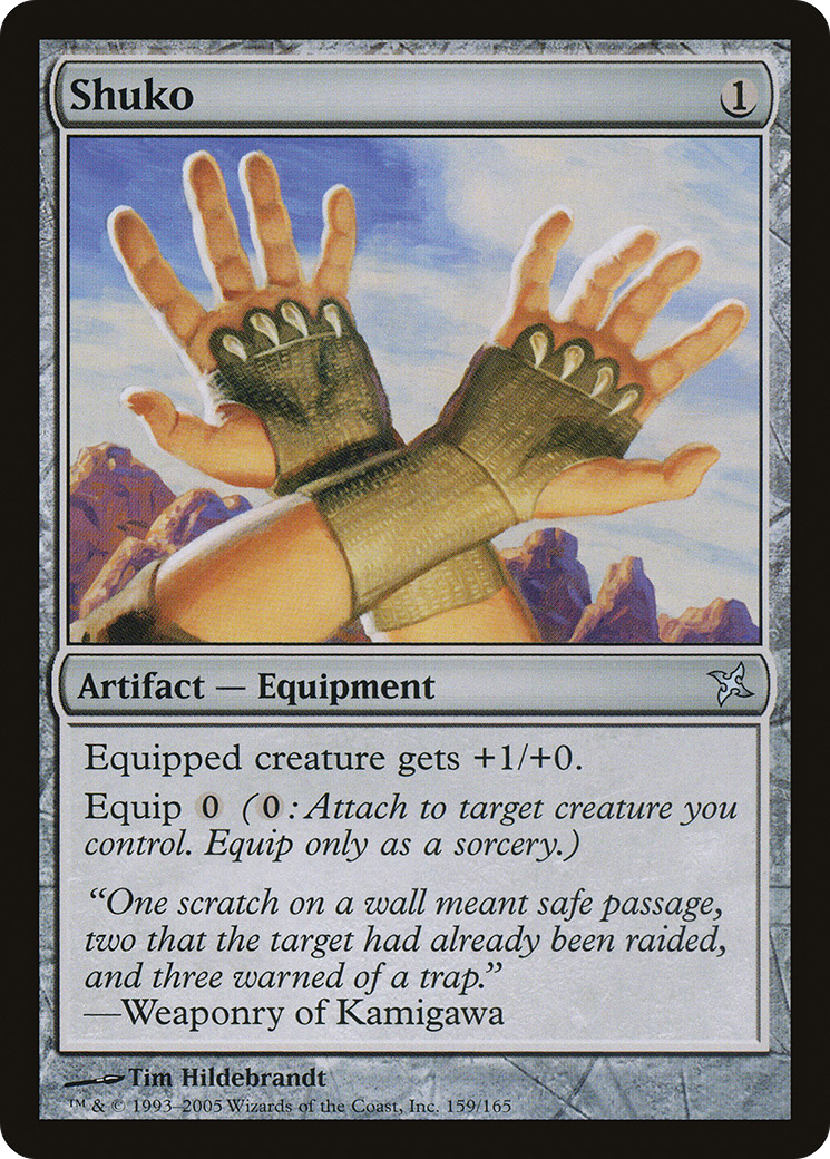 Shuko (BOK-159) [Betrayers of Kamigawa] Foil MTG Single Wizards of the Coast