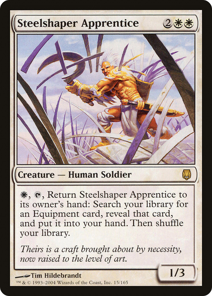 Steelshaper Apprentice (DST-015) [Darksteel] MTG Single Wizards of the Coast
