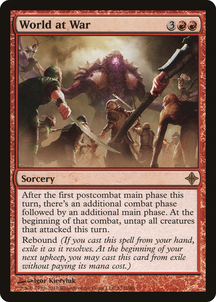 World at War (ROE-172) [Rise of the Eldrazi] MTG Single Wizards of the Coast