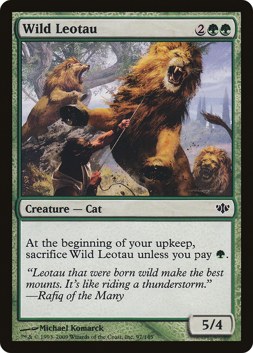 Wild Leotau (CON-097) [Conflux] MTG Single Wizards of the Coast