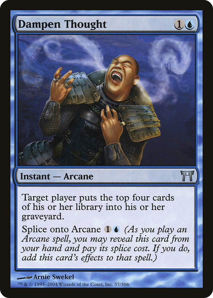 Dampen Thought (CHK-057) [Champions of Kamigawa] MTG Single Wizards of the Coast