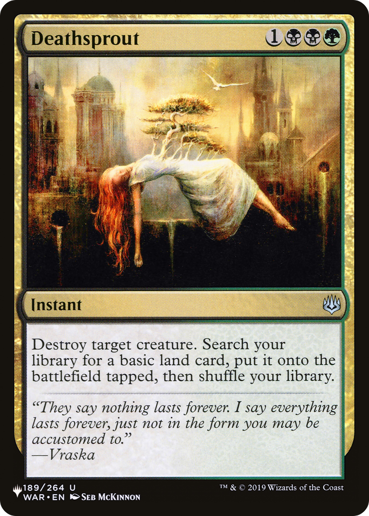 Deathsprout (LIST-189/264) [Mystery Booster] The List MTG Single Wizards of the Coast
