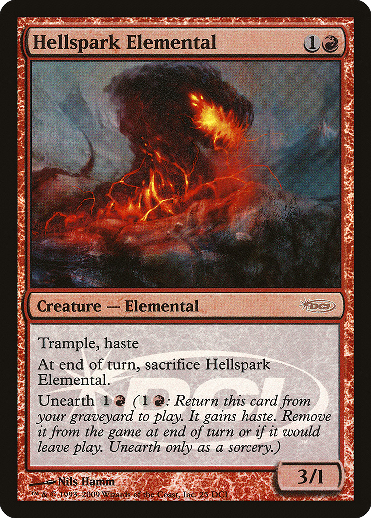 Hellspark Elemental (WPN-025) [Misc] DCI Promos Foil MTG Single Wizards of the Coast