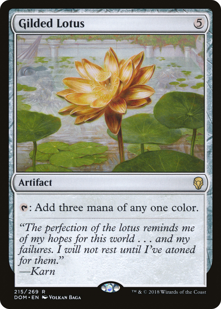 Gilded Lotus (DOM-215) [Dominaria] Foil MTG Single Wizards of the Coast