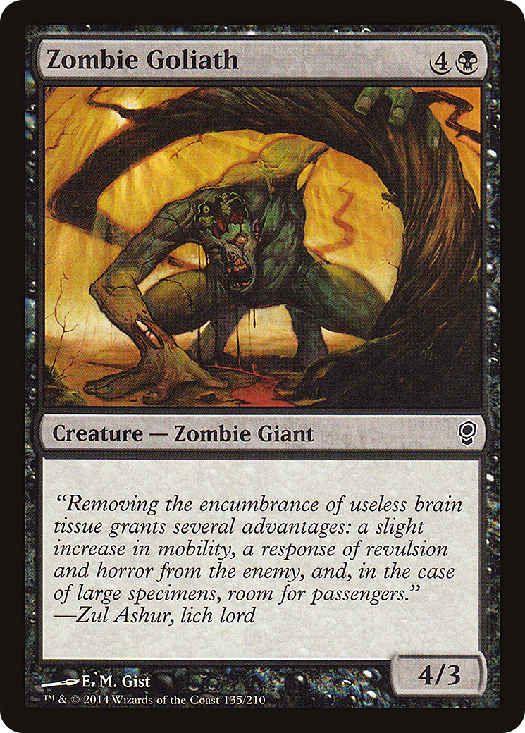 Zombie Goliath (CNS-135) [Conspiracy] Foil MTG Single Wizards of the Coast