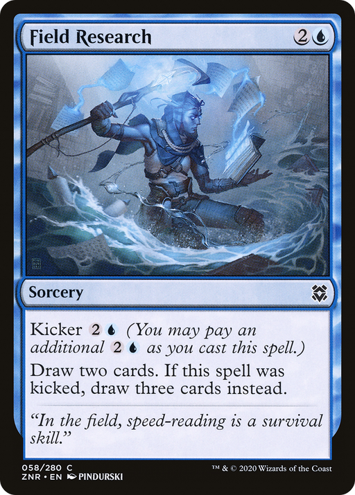 Field Research (ZNR-058) [Zendikar Rising] Foil MTG Single Wizards of the Coast