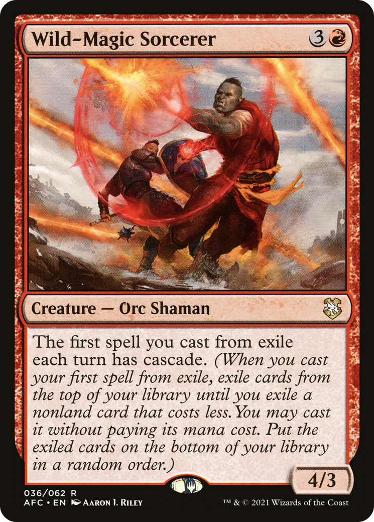 Wild-Magic Sorcerer (AFC-036) [Forgotten Realms Commander] MTG Single Wizards of the Coast
