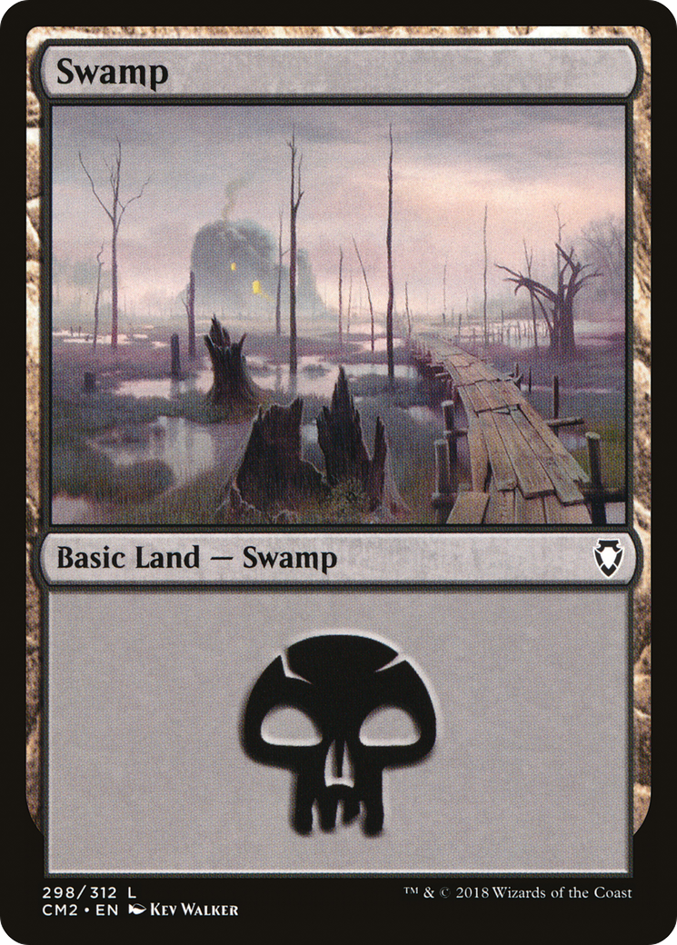 Swamp (CM2-298) [Commander Anthology Volume II] MTG Single Wizards of the Coast
