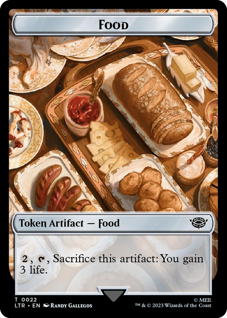 Food (TLTR-022) [Tokens] Tales of Middle-earth Tokens Foil MTG Single Wizards of the Coast