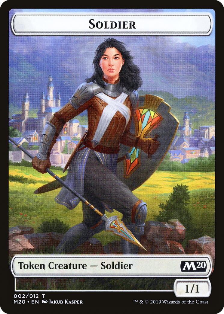 Soldier (M20-002) [Tokens] Core Set 2020 Tokens MTG Single Wizards of the Coast