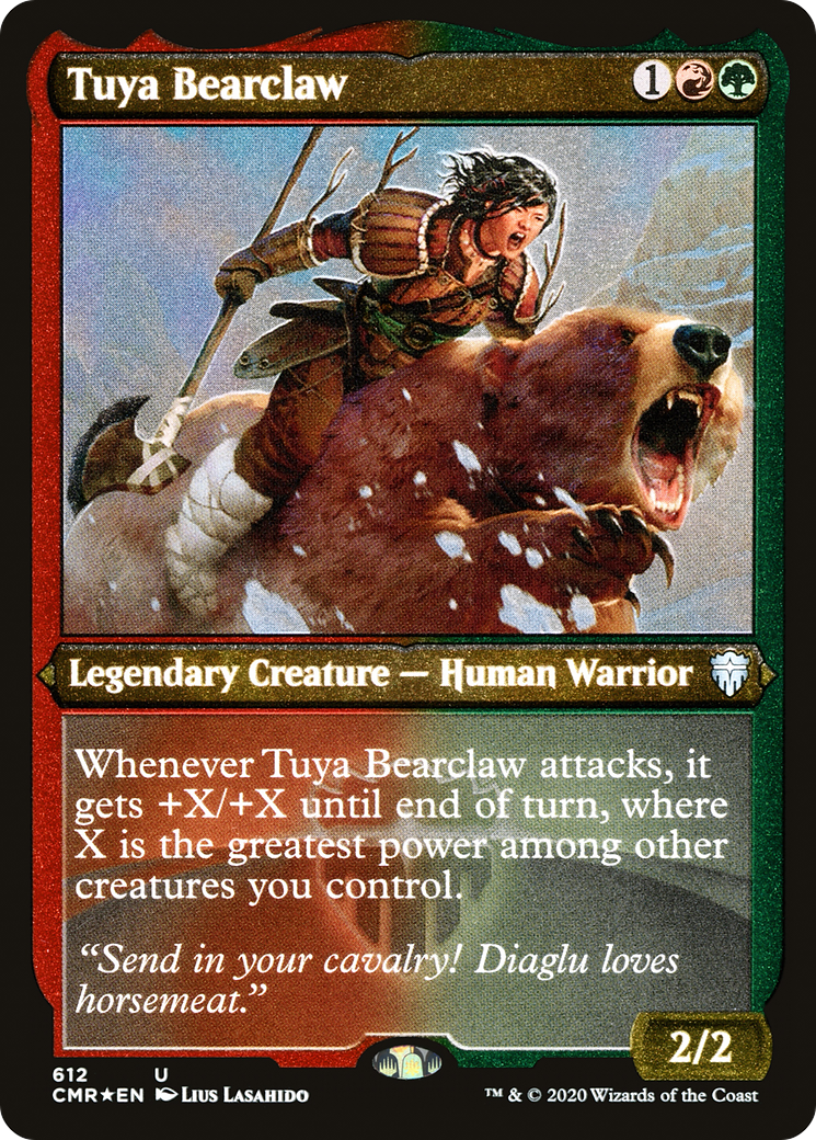 Tuya Bearclaw (CMR-612) [Commander Legends] Foil MTG Single Wizards of the Coast
