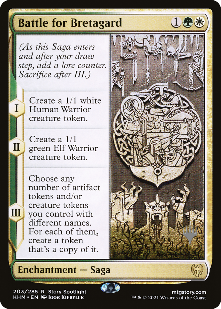 Battle for Bretagard (PPKHM-203) [Kaldheim Promos] MTG Single Wizards of the Coast