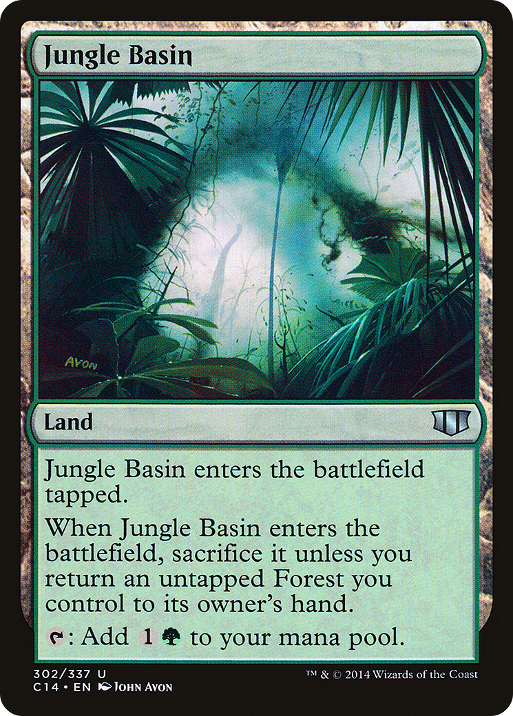 Jungle Basin (C14-) [Commander 2014] MTG Single Wizards of the Coast