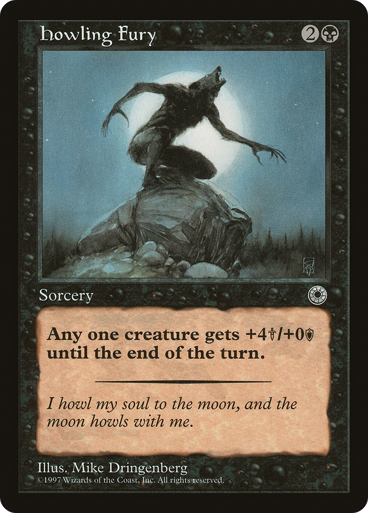 Howling Fury (POR-097) [Misc] Portal MTG Single Wizards of the Coast