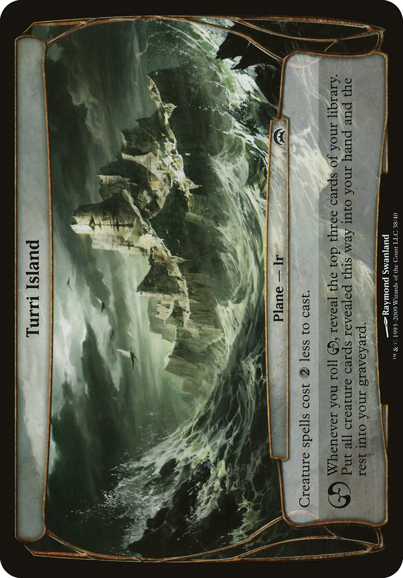 Turri Island (Planechase) (OVER-) [Oversized] Planechase Planes MTG Single Wizards of the Coast