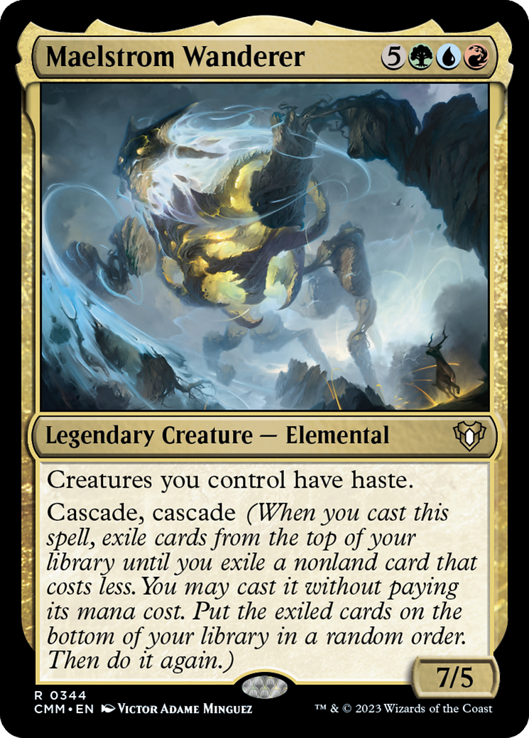 Maelstrom Wanderer (CMM-344) [Commander Masters] MTG Single Wizards of the Coast