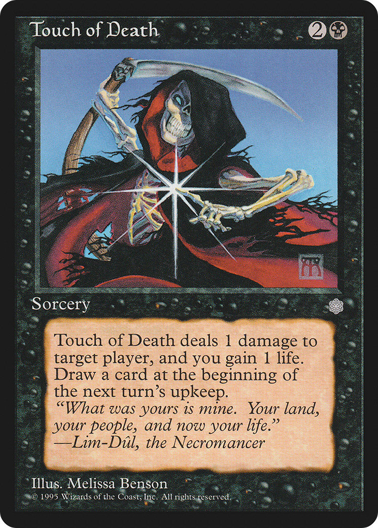 Touch of Death (ICE-) [Ice Age] MTG Single Wizards of the Coast