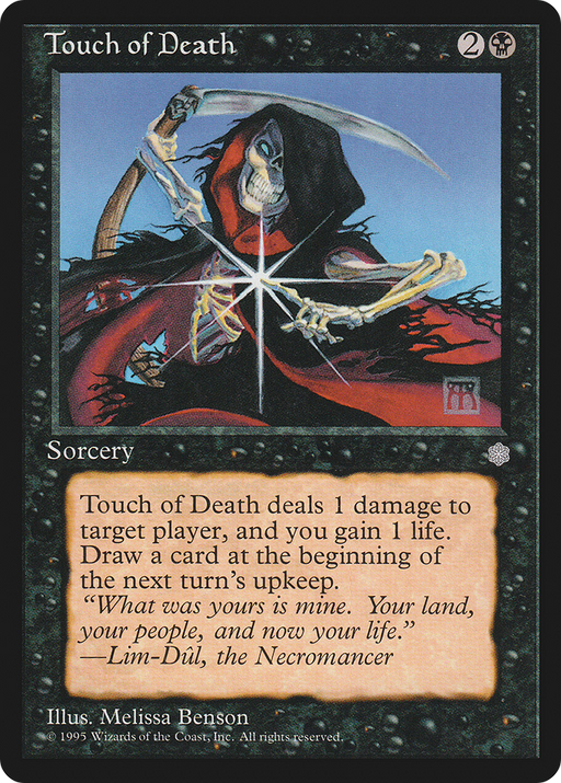 Touch of Death (ICE-) [Ice Age] MTG Single Wizards of the Coast