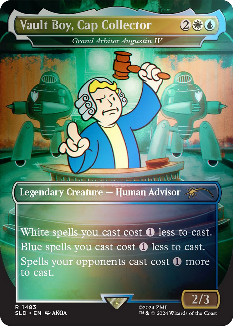 Grand Arbiter Augustin IV (SLD-1483★) [Secret Lair] Drop (Borderless) Foil MTG Single Wizards of the Coast