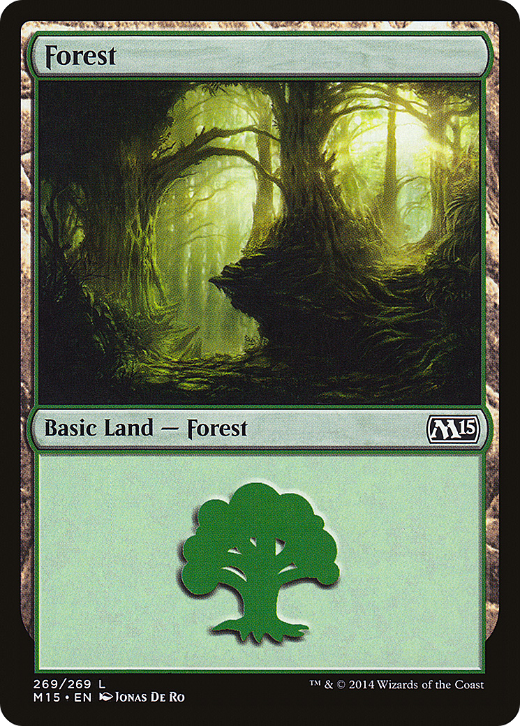 Forest (M15-269) [Magic 2015] MTG Single Wizards of the Coast