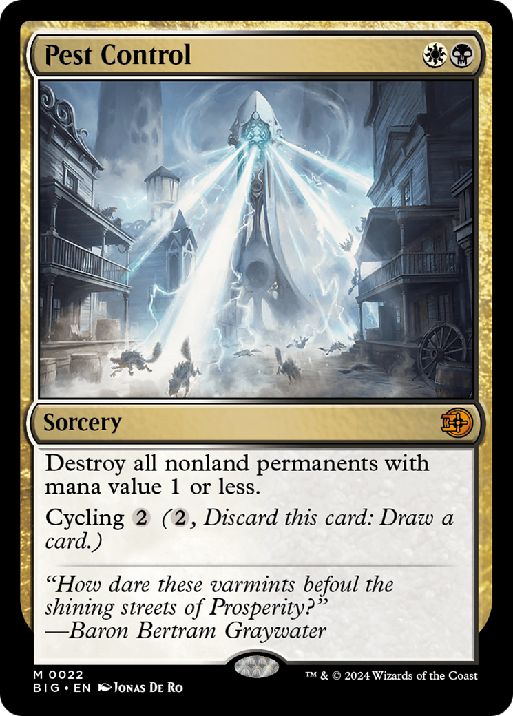 Pest Control [Outlaws of Thunder Junction: The Big Score] MTG Single Magic: The Gathering