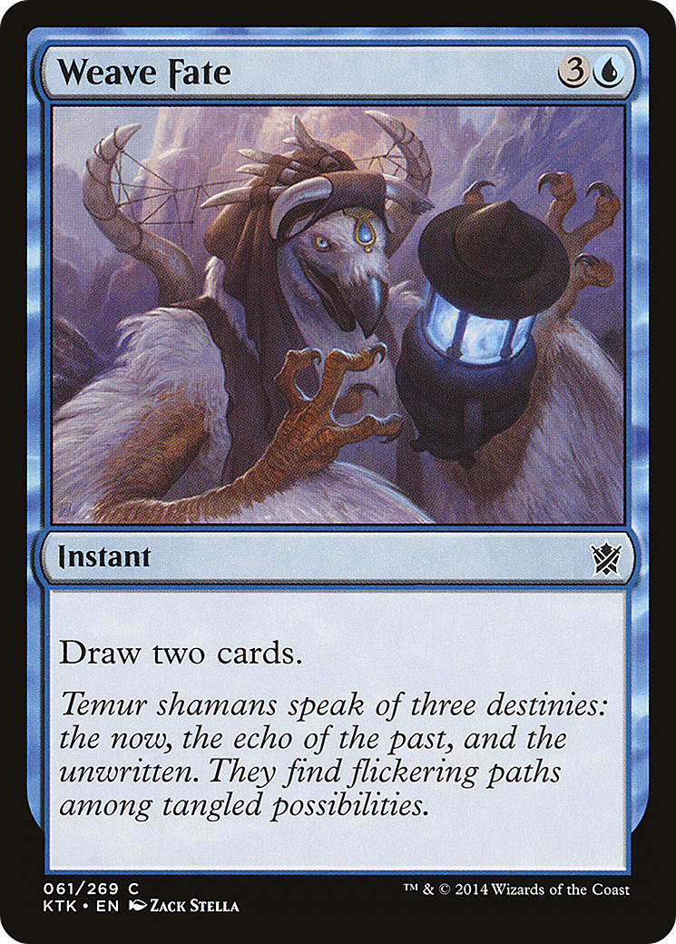 Weave Fate (KTK-061) [Khans of Tarkir] MTG Single Wizards of the Coast