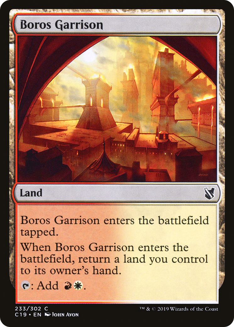 Boros Garrison (C19-233) [Commander 2019] MTG Single Wizards of the Coast