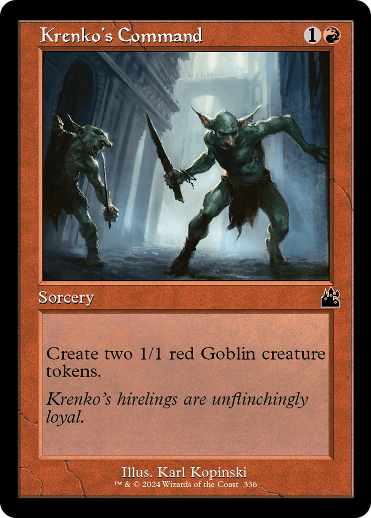 Krenko's Command (RVR-336) [Ravnica Remastered] Foil MTG Single Wizards of the Coast