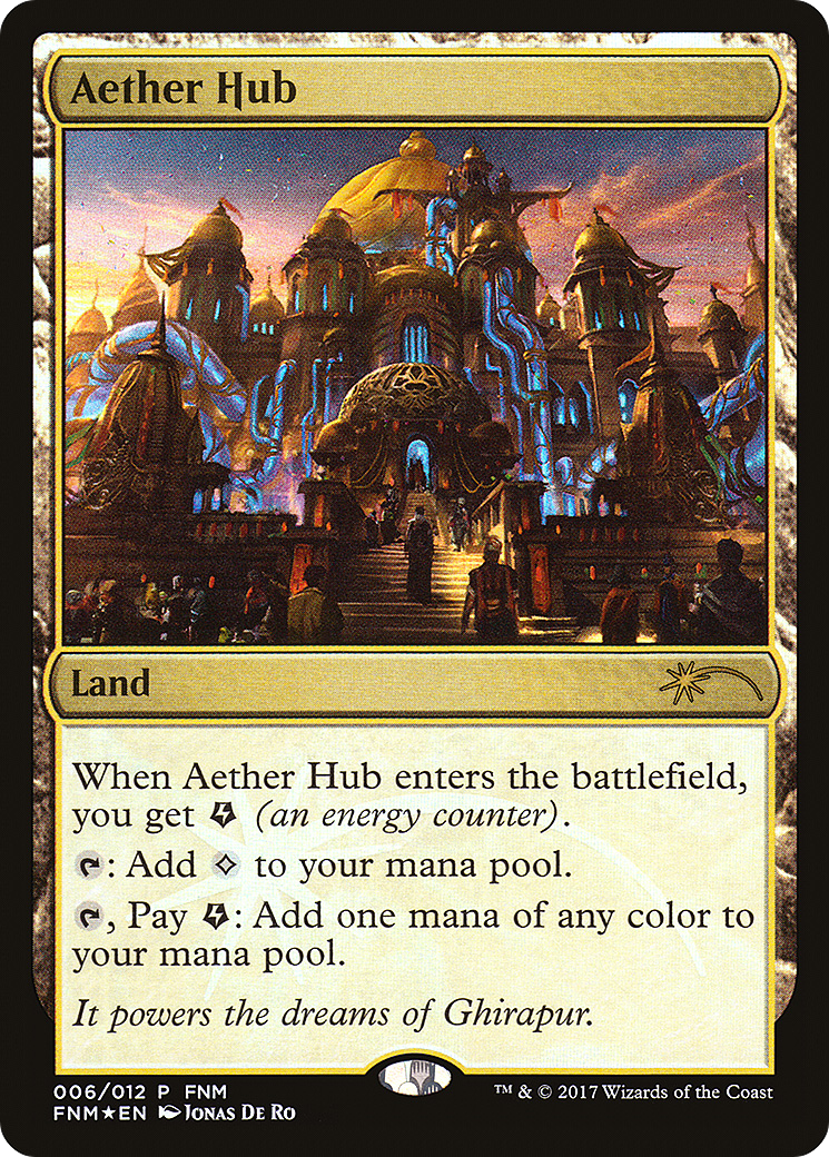 Aether Hub (FNM-006) [Misc] Friday Night Magic 2017 Foil MTG Single Wizards of the Coast