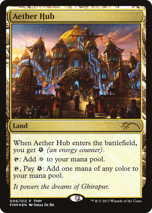 Aether Hub (FNM-006) [Misc] Friday Night Magic 2017 Foil MTG Single Wizards of the Coast