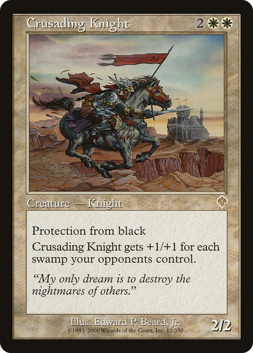 Crusading Knight (INV-012) [Invasion] MTG Single Wizards of the Coast