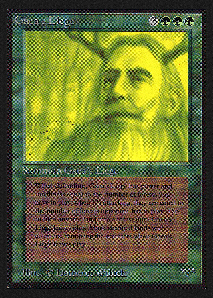 Gaea's Liege (CED-197) [Collectors' Edition] MTG Single Wizards of the Coast